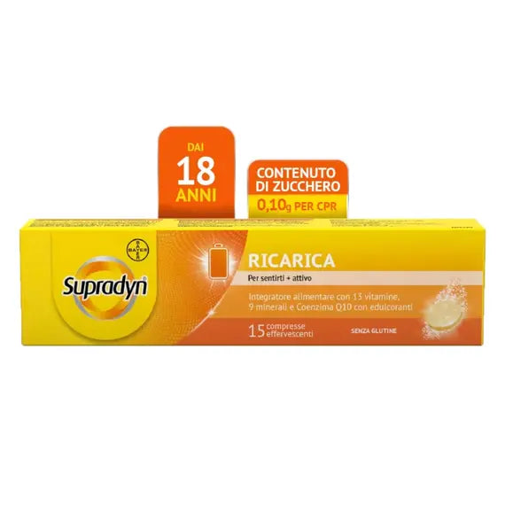 Supradyn Ricarica Integratore Multivitaminico 15 Compresse Effervescenti | Acquista Online su Farmaclick