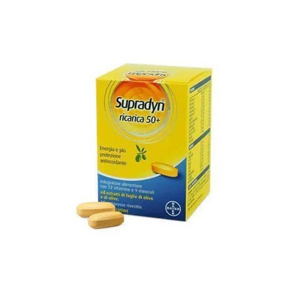 Supradyn Ricarica 50+ Integratore Antiossidante 30 Compresse | Acquista Online su Farmaclick