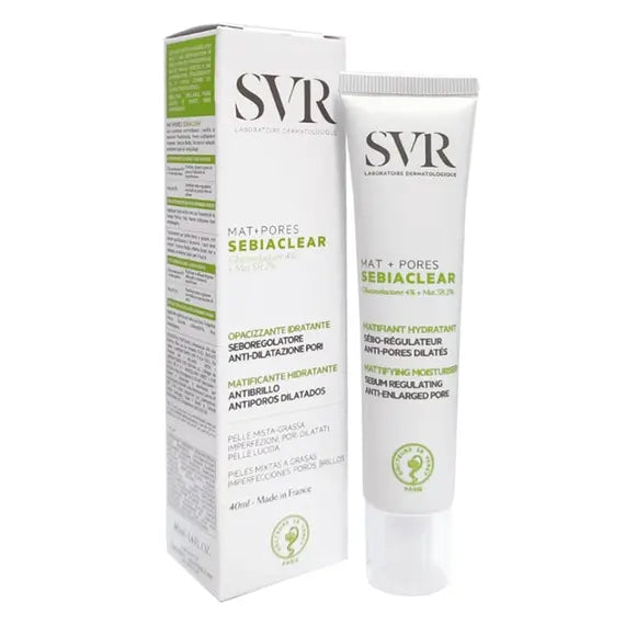 Svr Sebiaclear Mat Pores Trattamento Opacizzante Sebo Regolatore Anti Dilatazione Pori 40 Ml | Acquista Online su Farmaclick