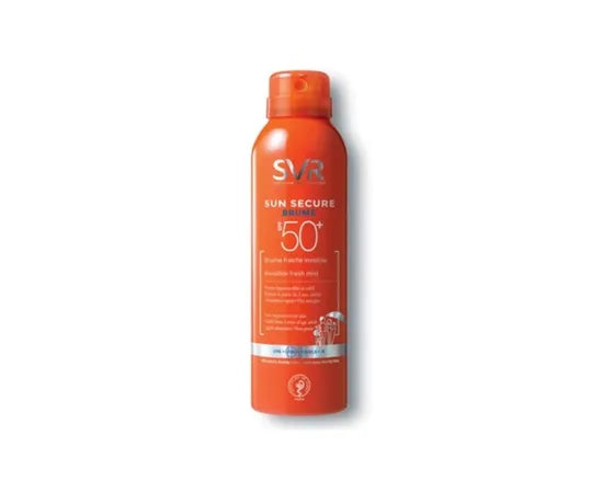 SVR Sun Secure Brume Fraîche Invisible Spray LSF 50 Für überempfindliche Haut Gesicht und Körper 200 ml
