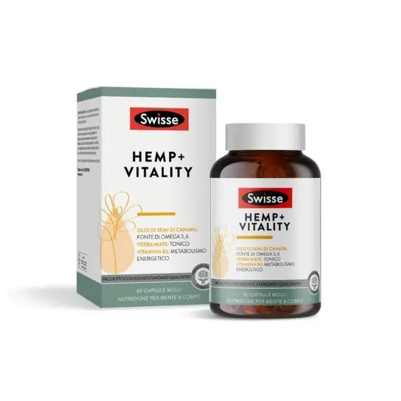 Swisse Hemp + Vitality Integratore per Mente e Corpo 60 Capsule Molli | Acquista Online su Farmaclick