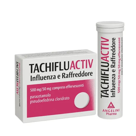 Tachifluactiv influenza e raffreddore 10 compresse effervescenti