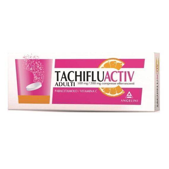 Tachifluactiv Adulti 500mg/200mg 12 Compresse Effervescenti | Acquista Online su Farmaclick