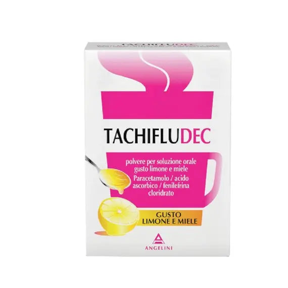 Tachifludec Adulti per il Trattamento dei Sintomi Dell'influenza10 Bustine Gusto Limone Miele | Acquista Online su Farmaclick