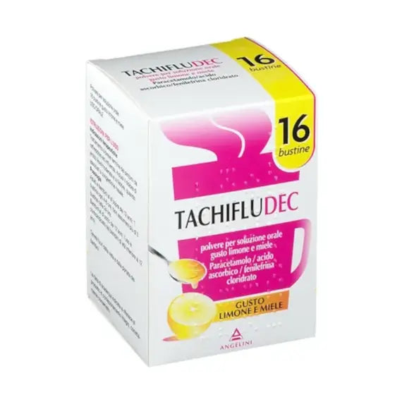 Tachifludec 16 Bustine Gusto Limone e Miele | Acquista Online su Farmaclick