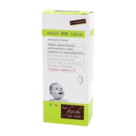 Fiocchi di Riso Talco Non Talco Emulsione Fluida 120 Ml | Acquista Online su Farmaclick