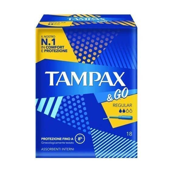 Tampax & Go Regular 18 Assorbenti | Acquista Online su Farmaclick