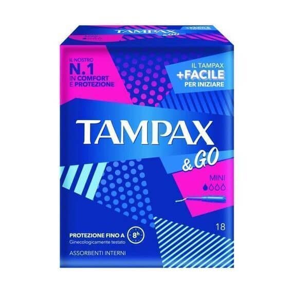 Tampax & Go Mini 18 Assorbenti | Acquista Online su Farmaclick