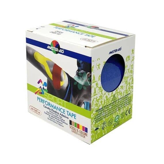 Master Aid Sport Performance Tape Cerotto Elastico Adesivo Blu 5x5 | Acquista Online su Farmaclick