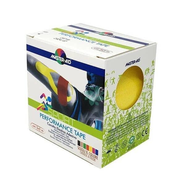 Master Aid Sport Performance Tape Cerotto Elastico Adesivo Giallo 5cmx5m | Acquista Online su Farmaclick