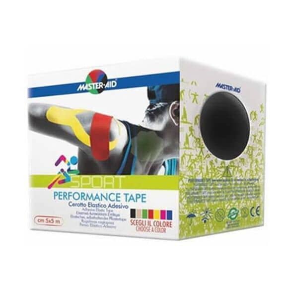 Master Aid Sport Performance Tape Cerotto Elastico Adesivo Nero 5x5 | Acquista Online su Farmaclick