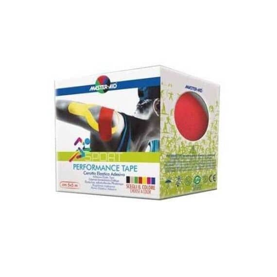 Master Aid Sport Performance Tape Cerotto Elastico Adesivo Rosso 5x5 | Acquista Online su Farmaclick