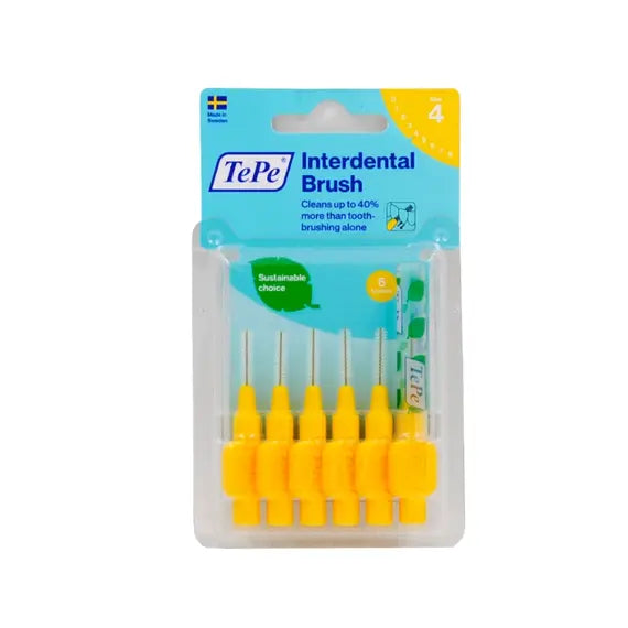 Tepe Interdental Brush 6 Scovolini Colore Giallo Misura 4 0,7 Mm | Acquista Online su Farmaclick