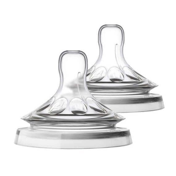 Philips Avent 2 Tettarelle Flusso Prime Poppate con 1 Foro Natural 0m+ | Acquista Online su Farmaclick
