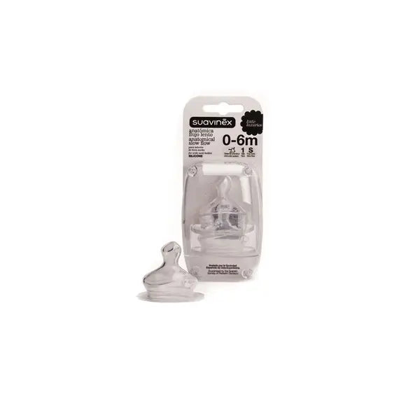 Suavinex Tettarella Anatomica in Silicone 1 S 2 Pezzi | Acquista Online su Farmaclick