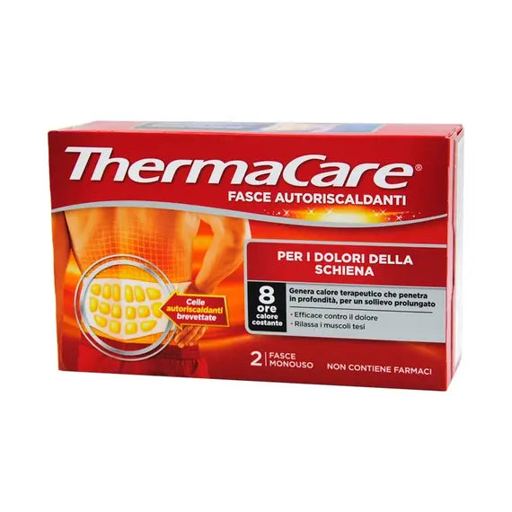 Thermacare Fasce Autoriscaldanti Schiena 2 Fasce Monouso | Acquista Online su Farmaclick