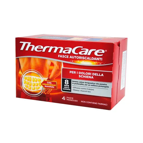 Fascia Autoriscaldante a Calore Terapeutico Thermacare Schiena 4 Pezzi | Acquista Online su Farmaclick