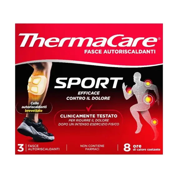 Thermacare 3 Fasce Autoriscaldante Sport | Acquista Online su Farmaclick