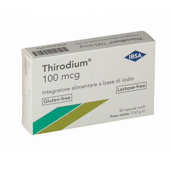 Thirodium 100 Mcg Integratore Alimentare 30 Capsule Molli | Acquista Online su Farmaclick