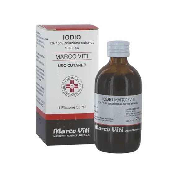 Tintura di Iodio Marco Viti Soluzione Cutanea 50 Ml | Acquista Online su Farmaclick