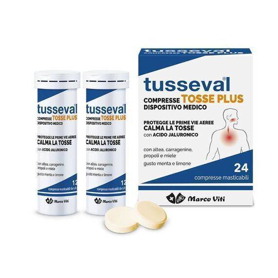 Tusseval Tosse Plus Marco Viti 24 Compresse Masticabili | Acquista Online su Farmaclick