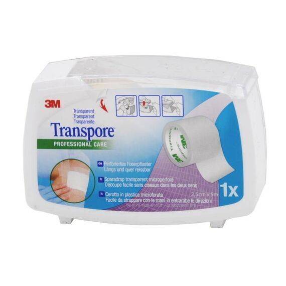 Transpore Cerotto in Plastica Microforata Facile da Strappare 2,5 X 5 M | Acquista Online su Farmaclick