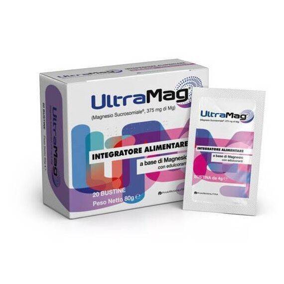 Ultramag Integratore di Magnesio 20 Bustine | Acquista Online su Farmaclick