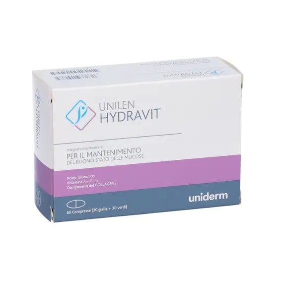 Unilen Hydravit Integratore Alimentare per il Mantenimento del Buono Stato delle Mucose Alimentare 30+30 Compresse | Acquista Online su Farmaclick