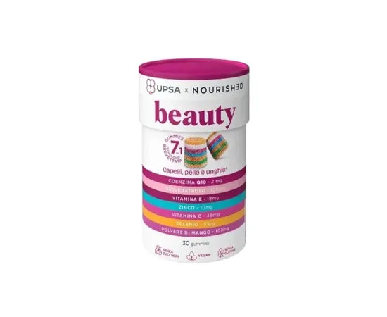 Upsa X Nourished Beauty Capelli Pelle E Unghie 30 Gummies