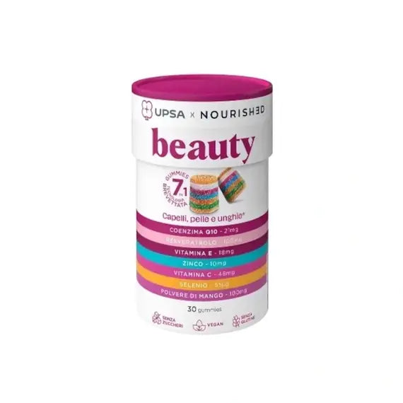 Upsa X Nourished Beauty Capelli Pelle e Unghie 30 Gummies | Acquista Online su Farmaclick