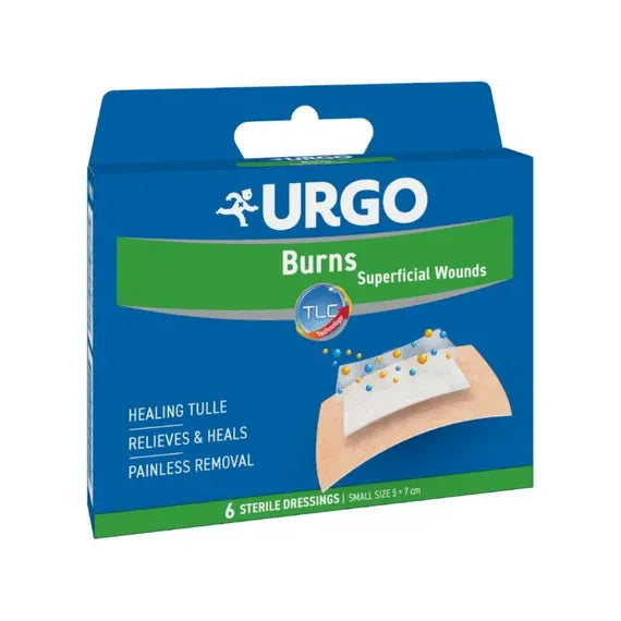 Cerotto Urgo Ustioni Superficiali 5x7cm 6 Pezzi | Acquista Online su Farmaclick