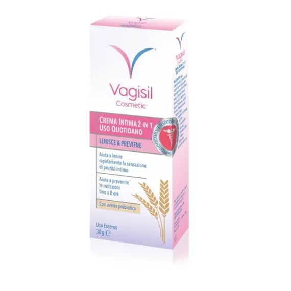 Vagisil Cosmetic Crema Intima 2 in 1 Lenisce e Previene 30 G | Acquista Online su Farmaclick
