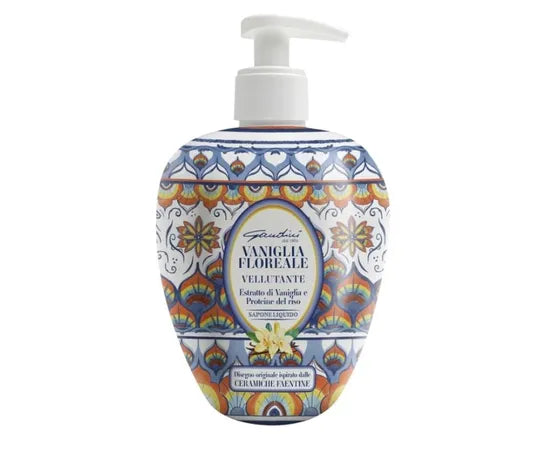 Gandini Vaniglia Floreale Vellutante Estratto di Vaniglia e Proteine del Riso Sapone Liquido 500 ml