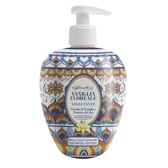 Gandini Vaniglia Floreale Vellutante Estratto di Vaniglia e Proteine del Riso Sapone Liquido 500 Ml | Acquista Online su Farmaclick
