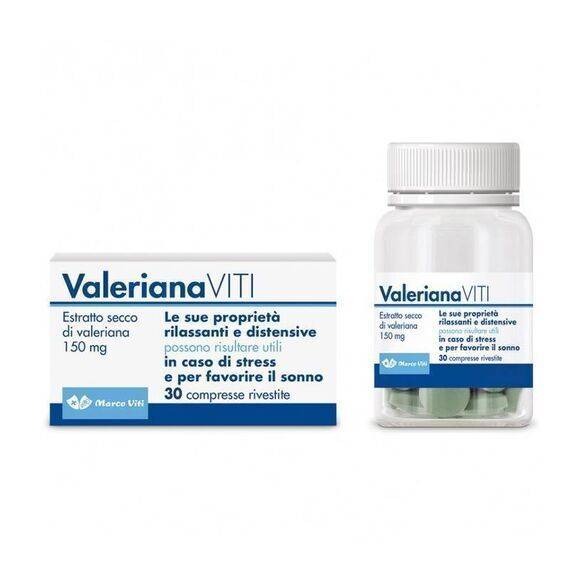 Valeriana Viti Integratore Alimentare per Stress e Sonno 30 Compresse | Acquista Online su Farmaclick