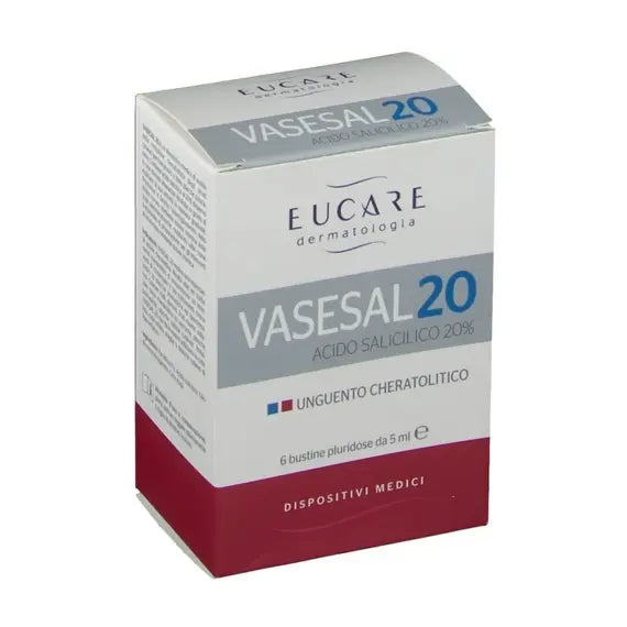 Vasesal 20 6 Bustine Pluridose da 5 Ml Unguento Cheratolitico | Acquista Online su Farmaclick