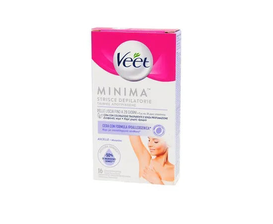Veet Minima Haarentfernungsstreifen für Körper & Beine 16 Streifen