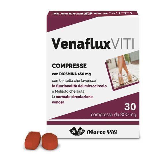 Venaflux Viti Integratore Alimentare per il Microcircolo 30 Compresse | Acquista Online su Farmaclick