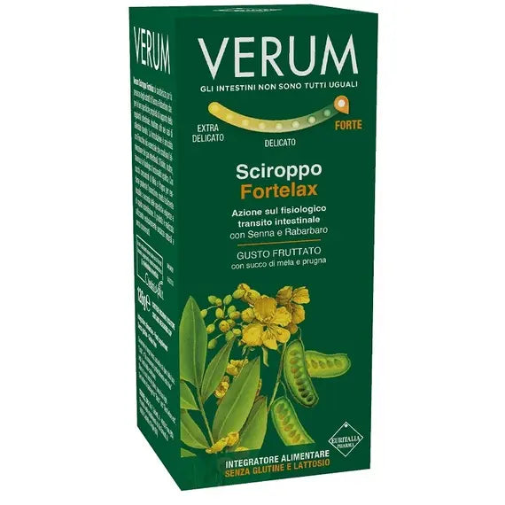 Verum Fortelax Sciroppo 126 G Integratore Alimentare per una Fisiologica Azione Sul Transito Intestinale | Acquista Online su Farmaclick