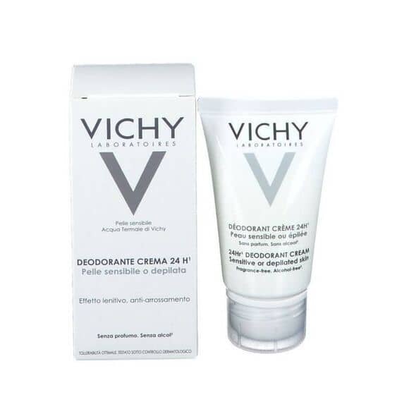 Vichy Deodorante in Crema Pelle Sensibile o Depilata 24 Ore 40ml | Acquista Online su Farmaclick