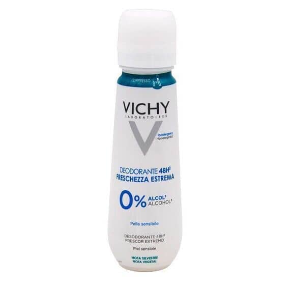 Vichy Deodorante 48 H Freschezza Estrema per Pelle Sensibile 100 Ml | Acquista Online su Farmaclick