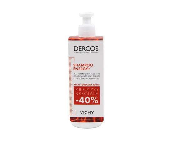 Vichy Dercos Energie Shampoo + Revitalisierende Anti-Haarausfall-Ergänzung 400 ml
