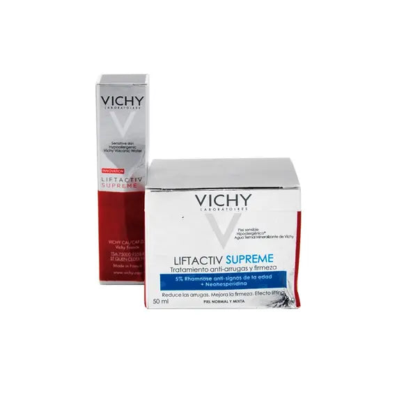 Vichy Liftactiv Supreme Trattamento Correttivo Antirughe Pelle Normale e Mista 50 Ml + Siero Viso Omaggio | Acquista Online su Farmaclick