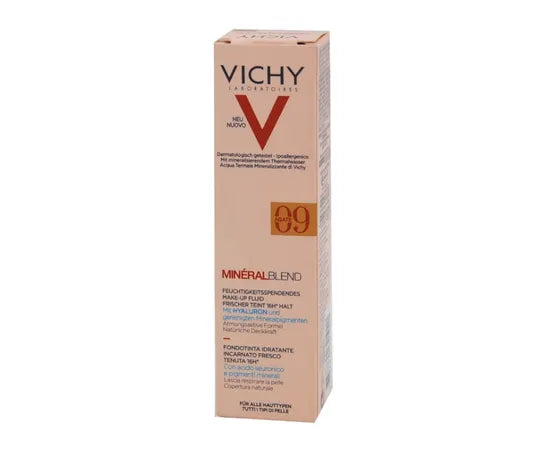 Vichy Mineralblend Feuchtigkeitsspendende Foundation Frischer Teint 16H Halt Farbe 09 Achat 30 ml