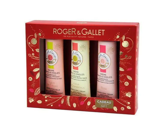 Roger & Gallet Weihnachts-Set Dreierpack Hand- und Nagelcremes 3 x 30 ml