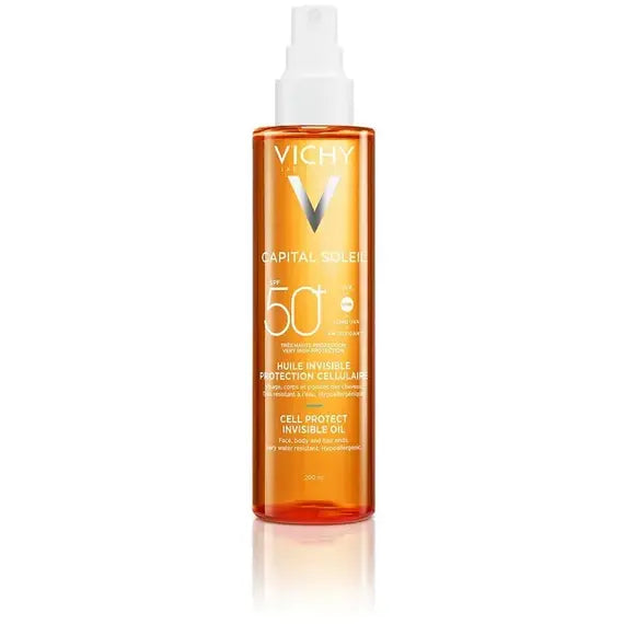 Âvichy Capital Soleil Cell Protect Olio Invisibile Spf 50+ 200 Ml | Acquista Online su Farmaclick
