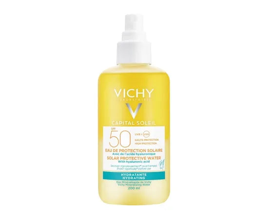 Vichy Capital Soleil Schützendes Hydratisierendes Sonnenwasser LSF 50 200 ml