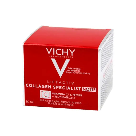 Vichy Liftactiv Specialist Collagen Crema Notte Trattamento Rughe Profonde 50ml | Acquista Online su Farmaclick
