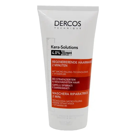 Vichy Dercos Kera Solutions Maschera Riparatrice Capelli Sfibrati e Danneggiati 200 Ml | Acquista Online su Farmaclick