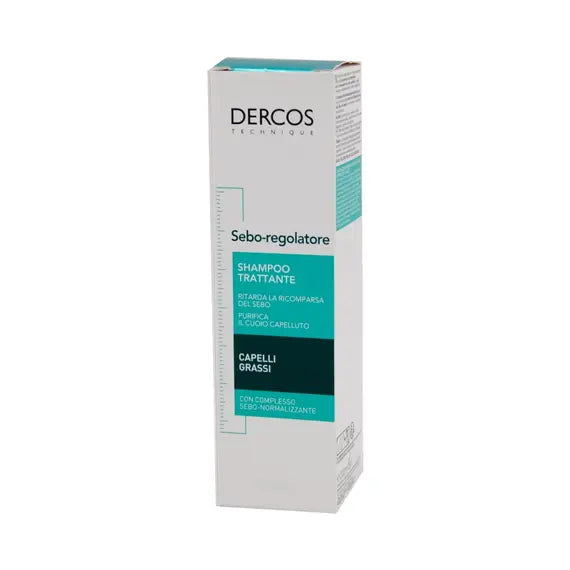 Vichy Dercos Shampoo Trattante Sebo Regolatore 200 Ml | Acquista Online su Farmaclick